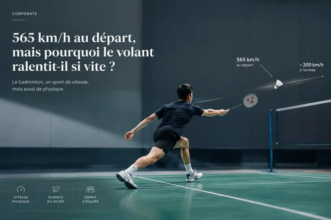 565 km/h au départ, mais pourquoi le volant ralentit-il si vite ?