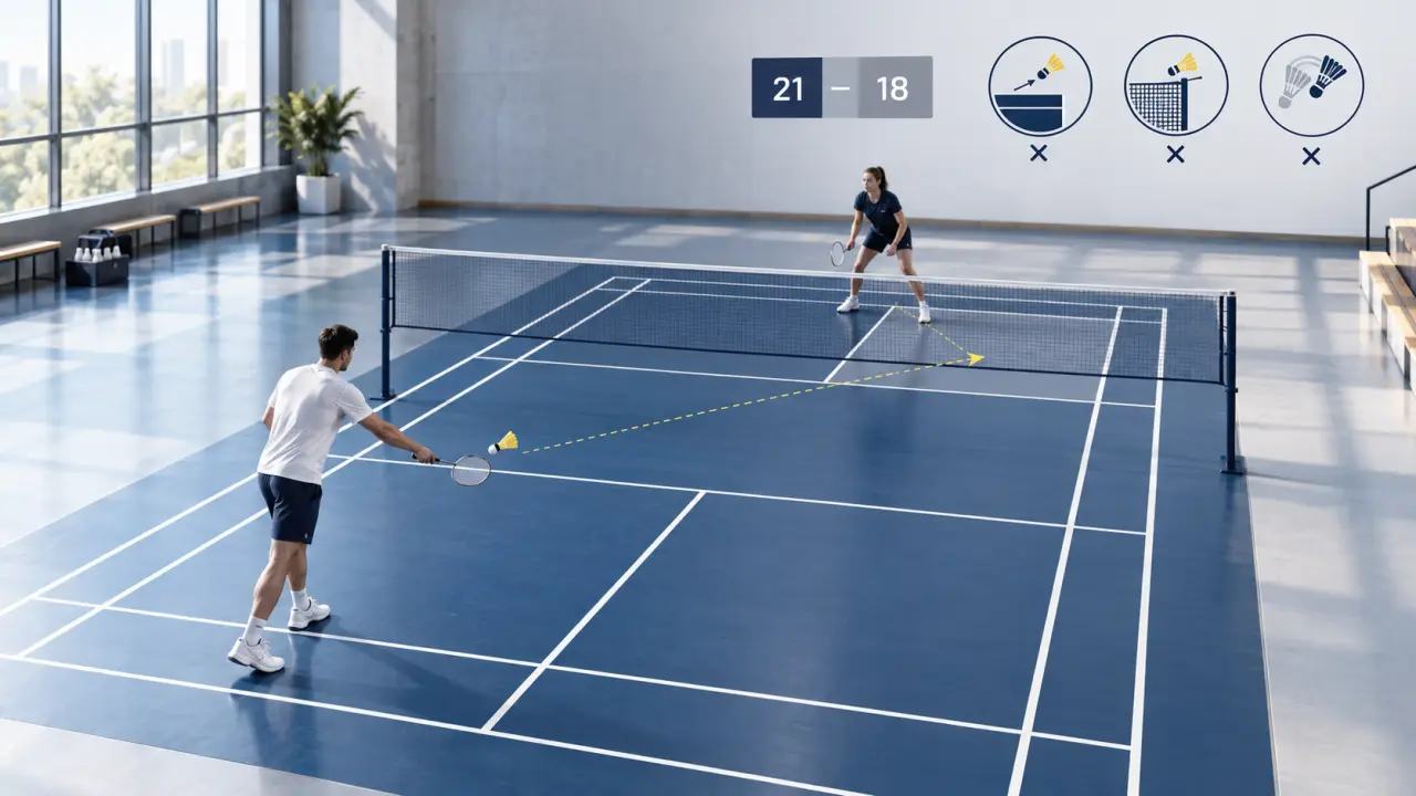 Règles du badminton : score, service diagonal et fautes à connaître