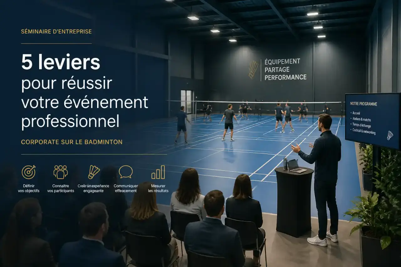 Séminaire d’entreprise : 5 leviers pour réussir votre événement professionnel