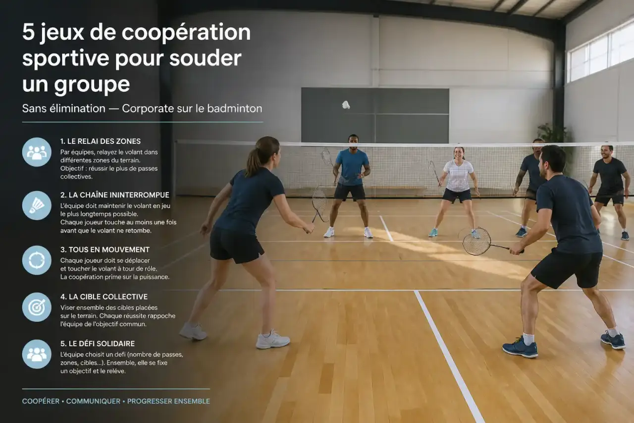 5 jeux de coopération sportive pour souder un groupe sans élimination